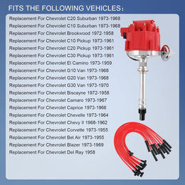 GOAT Engines SBC HEI Distributor & Spark Plug Wire Kit