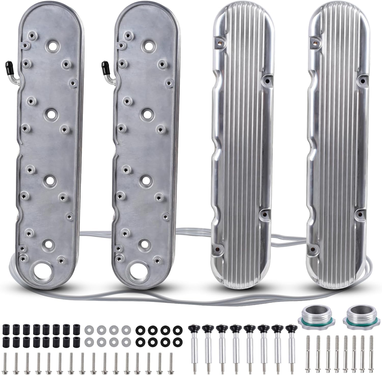 GOAT Engines LS Cast Aluminum Valve Covers with Coil Mounts