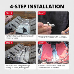 GOAT Engines LS Steam Vent Coolant Crossover Kit