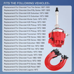 GOAT Engines SBC HEI Distributor & Spark Plug Wire Kit