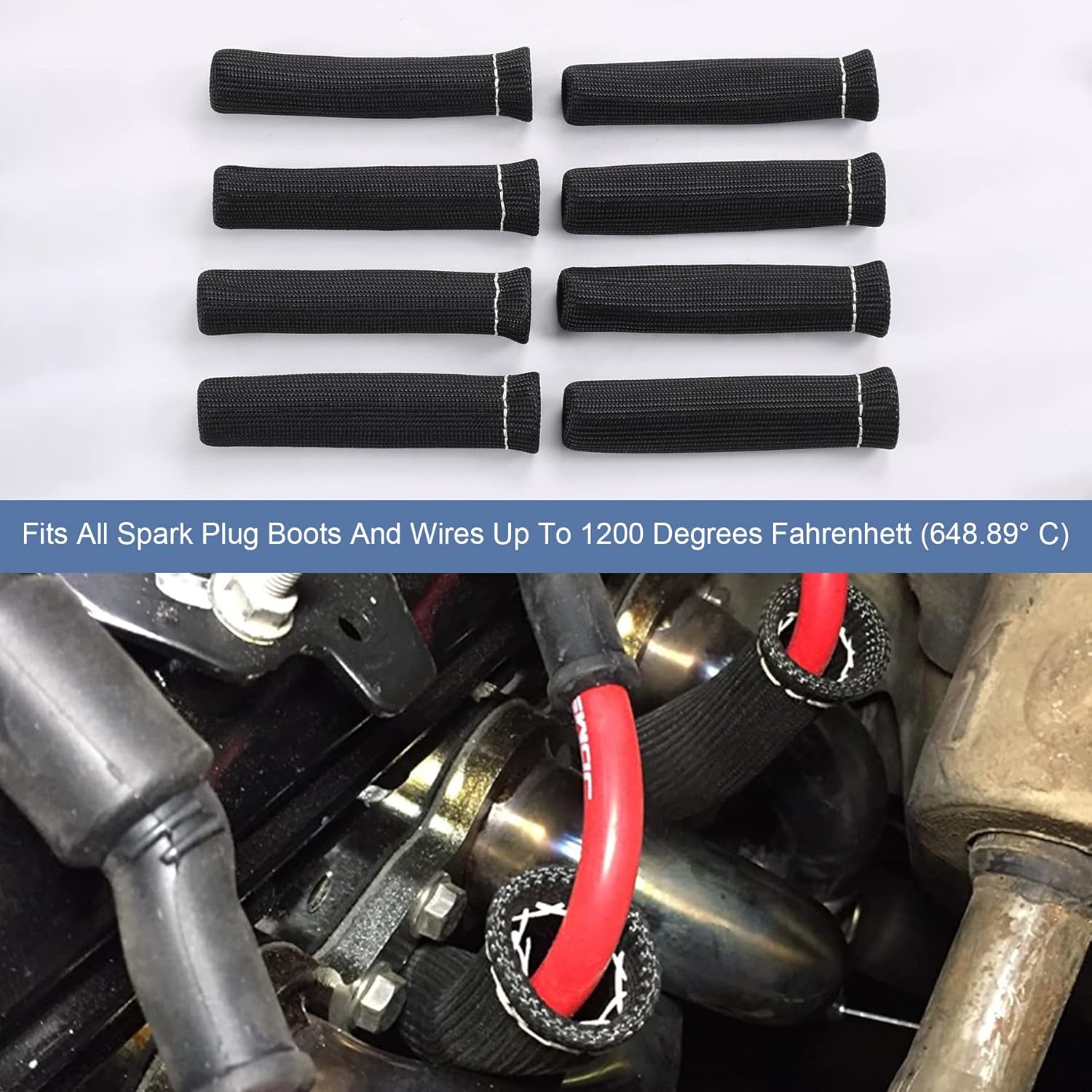 GOAT Engines LS Spark Plug Wire Heat Shield Sleeve Kit